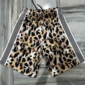 Needles Leopard Print Shorts